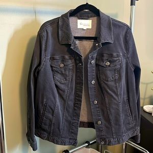 Two by VINCE CAMUTO black Jean jacket 1X